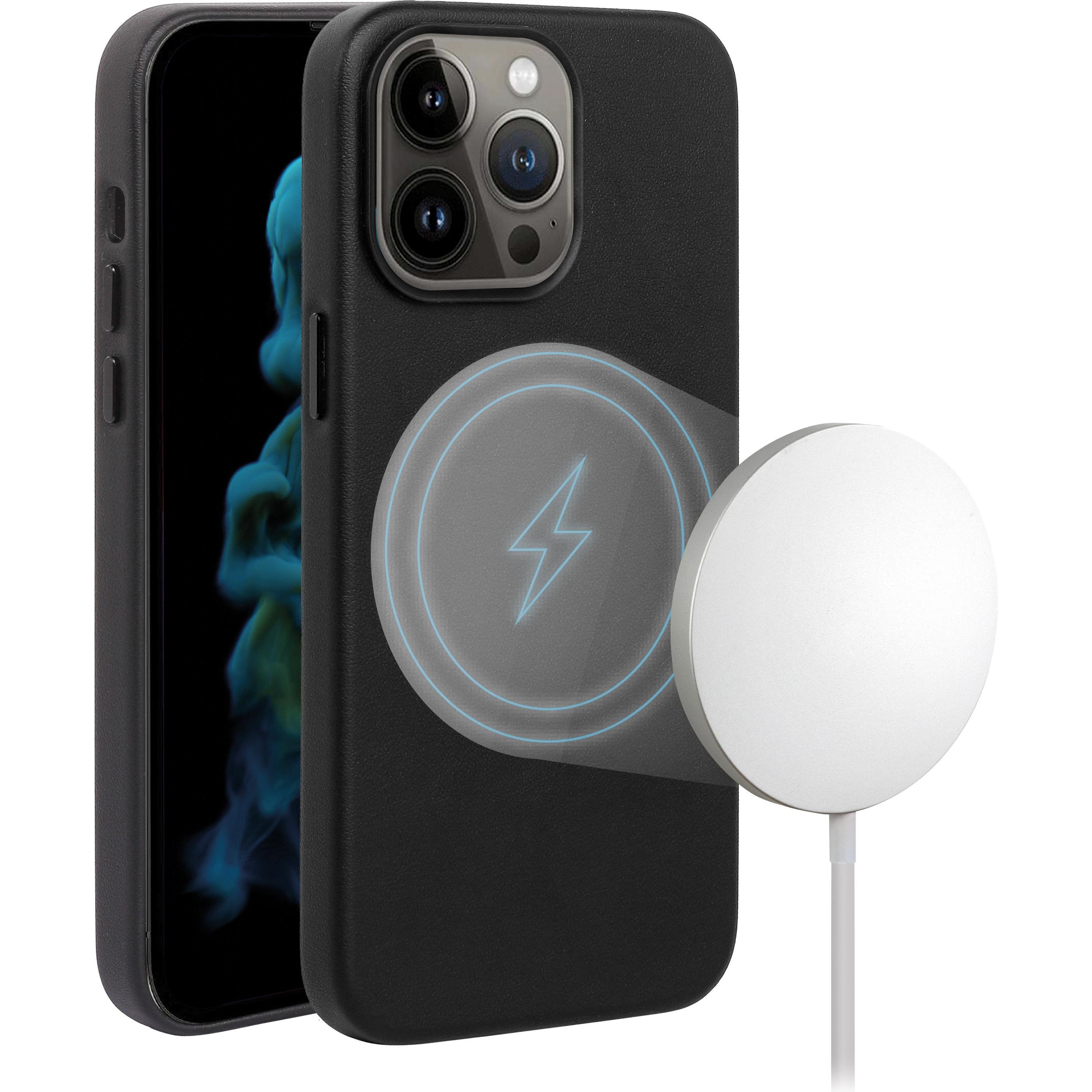 Thumbnail - Vivanco Mag Classic Backcover Apple iPhone 14 Pro Max Schwarz (Apple iPhone 14 Pro Max), Smartphone Hülle, Schwarz