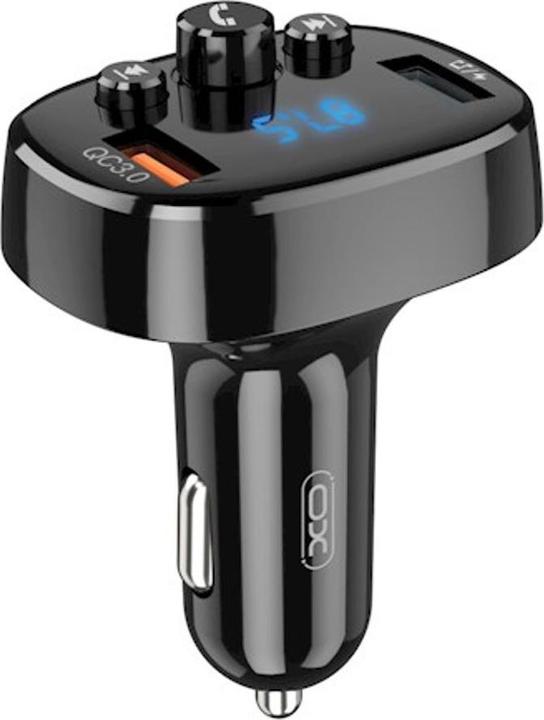Produktbild xO transmiter FM BCC03 Bluetooth MP3 car charger 18W black