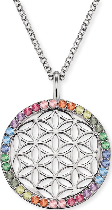 Produktbild Engelsrufer Halskette Lebensblume (925er Silber rhodiniert, 50 cm)