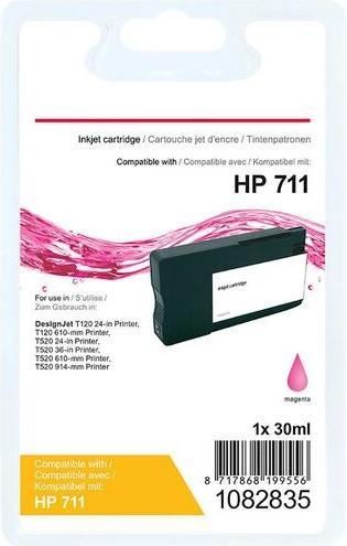 Office Depot Ink cartridge CZ131A 711 Compatible CZ131A Magenta