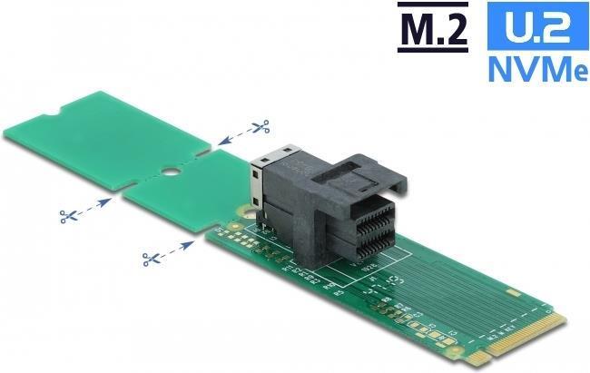 Produktbild Delock Adapter M.2 Key M to SFF-8643 NVMe 22110 / 2280 / 2260