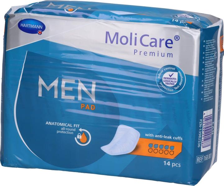 Actual product image MoliCare Men Pad 5 drops (14 x, M)