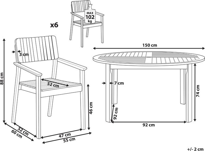 Produktbild Beliani Agello