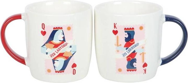 Actual product image Something Different Her Ladyship & His Lordship Couple Mug Set (Pack of 2) (350 ml, 2 x)