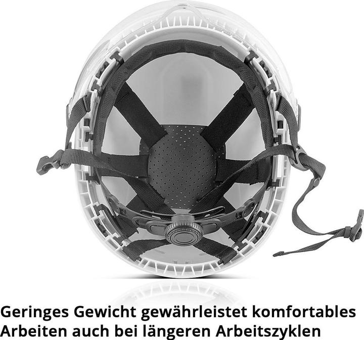 Image du produit Stahlwerk Casque de protection SVH-100 ST avec visière EN397 EN166 Casque forestier (53 - 64 cm)