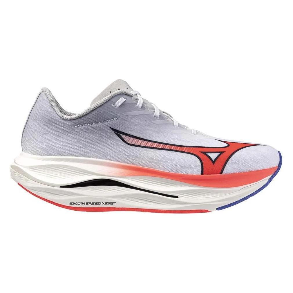 Mizuno, Herren, Laufschuhe, Wave Rebellion Flash 3 (44), Weiss, Rot, Violett
