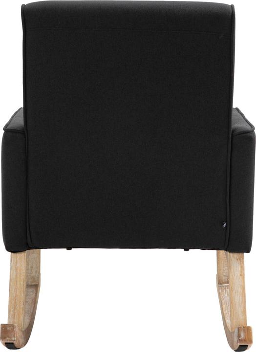 Actual product image CLP Rocking Chair Brevik Fabric Black