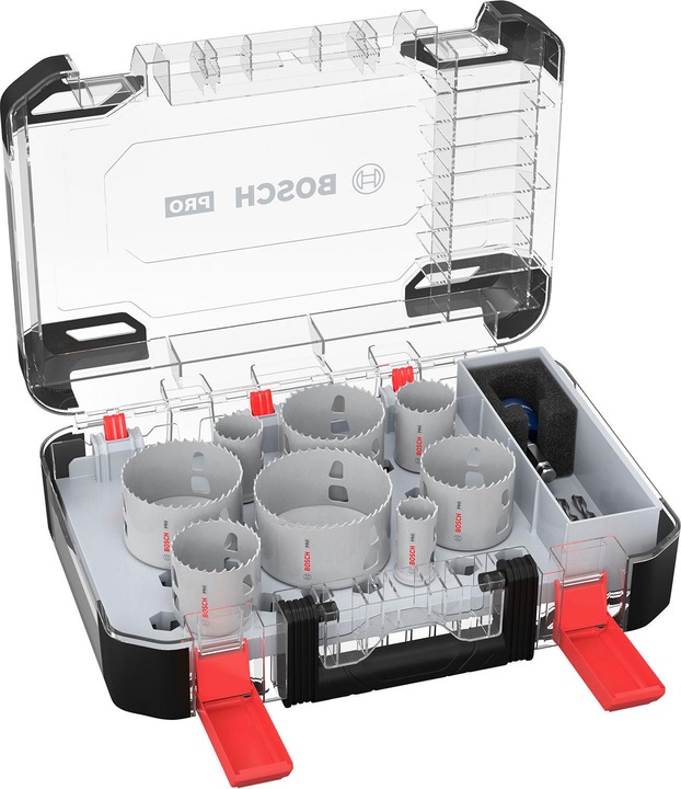 Productafbeelding Bosch Professional Zubehör PRO Multi Materiaal PC Plus gatenzaagset, 11 stuks. (25, 32, 54, 60, 68, 76, 86 mm, 40 millimeter)