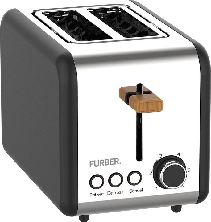 Produktbild Furber Toaster Schwarz matt