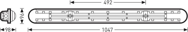 Produktbild Trilux Feuchtraum-Wannenleuchte (6200 lm)