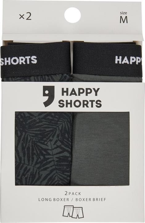 Produktbild Happy shorts Langer Boxer Jersey Boxer Briefs (L, 2er Pack)