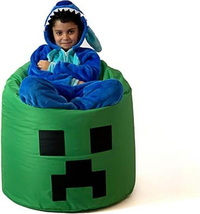Produktbild Go Gift Sako Tasche pouffe Minecraft grün XXL 110 x 90 cm