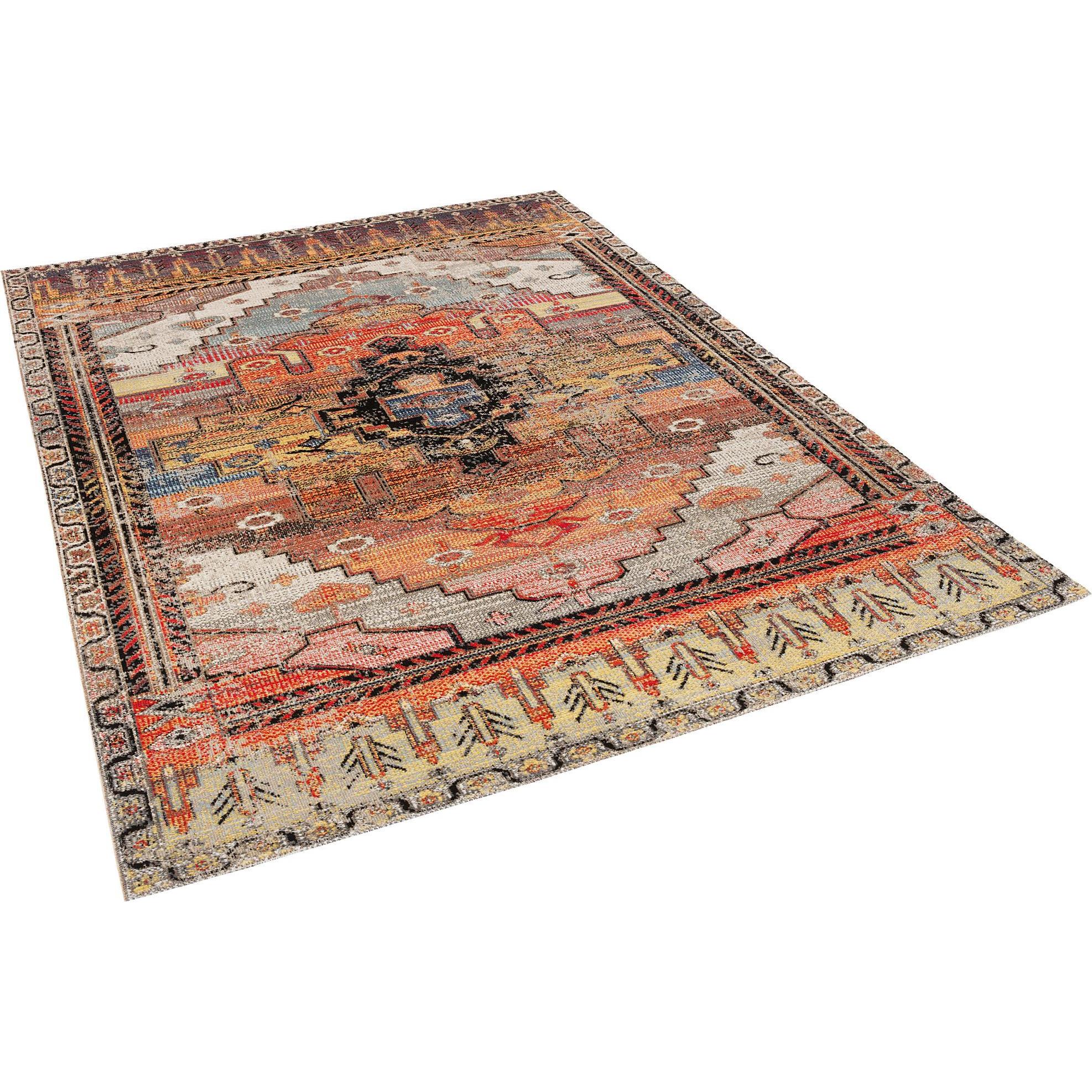 Pergamon, Teppich, Kurzflor Designer Teppich Modern Vintage Orient Muster (200 x 290 cm)