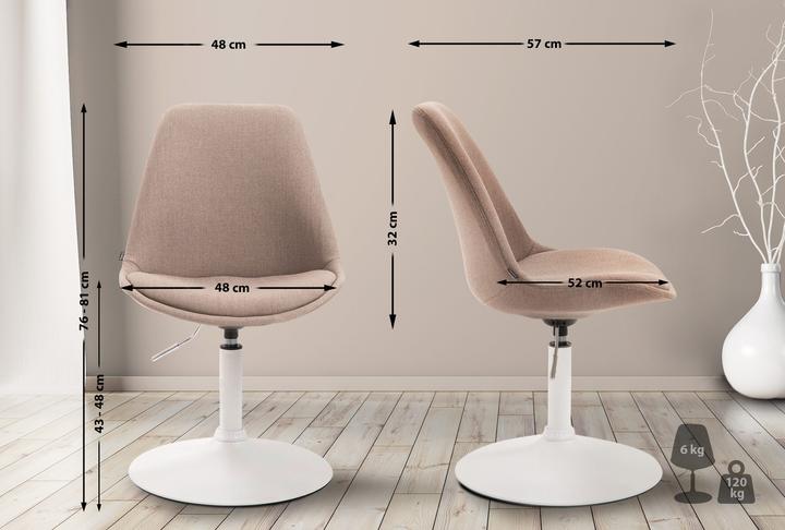 Actual product image CLP Maverick W fabric chair