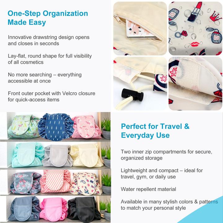 Produktbild Intirilife Kosmetiktasche in CREME GIRLY MOTIV