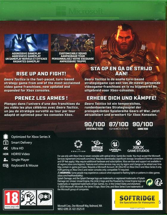 Produktbild Microsoft Gears Tactics (Xbox Series X, Xbox One X, Multilingual)