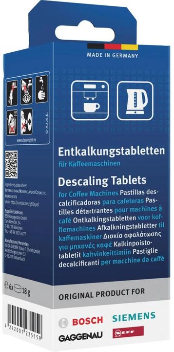 Produktbild Siemens Entkalkungsmittel