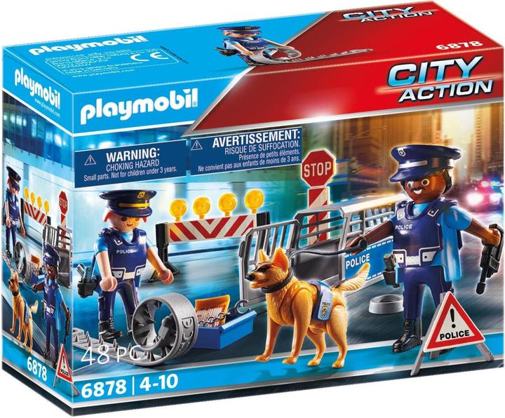 Actual product image Playmobil Police roadblock (6878, Playmobil City Action)