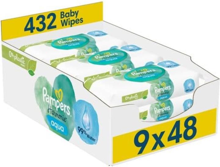 Actual product image Pampers Harmonie Aqua (288 Piece)
