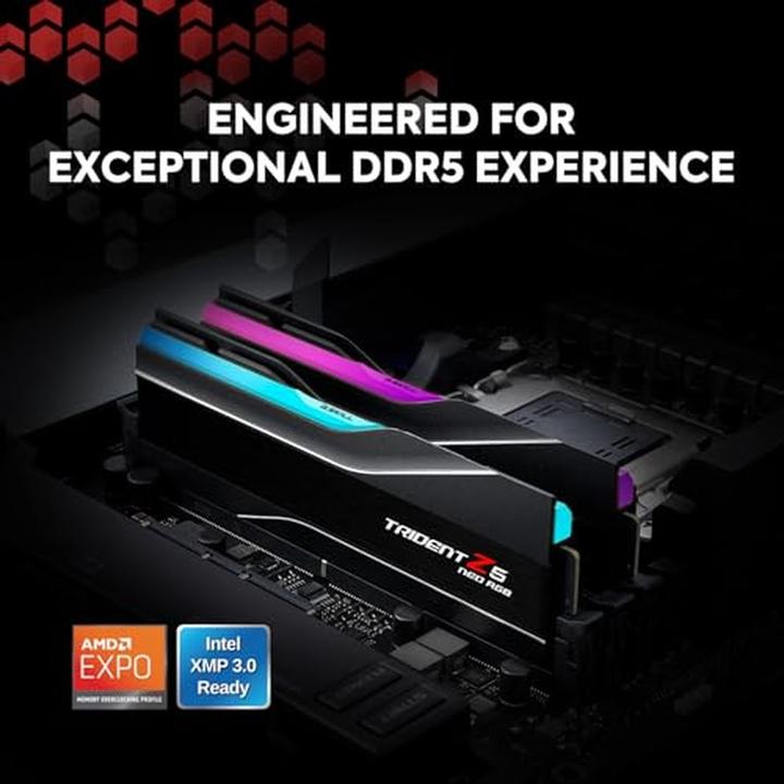 Image du produit G.Skill Trident Z5 Neo RGB (2 x 16GB, 6000 MHz, RAM DDR5, DIMM)