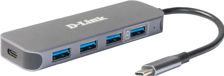 Produktbild D-Link DUB-2335, USB Type-C, HDMI, RJ-45, USB 3.2 Gen 1 (3.1 Gen 1) Type-A, USB Type-C, 5000 Mbit/s (USB-C, 6 Ports)