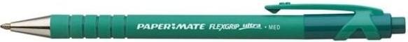 Produktbild Paper Mate Kugelschreiber Flexgrip Ultra RT M Grün 12Stk (12x)