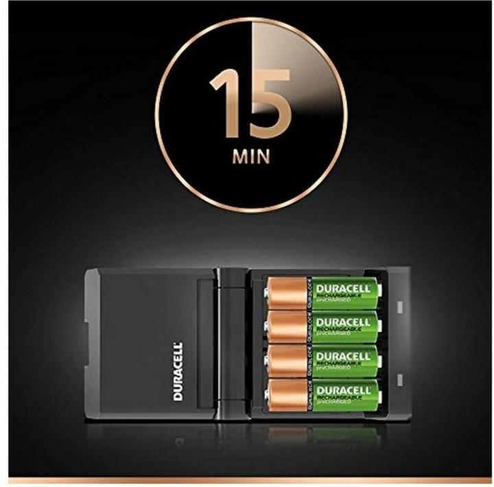Produktbild Duracell Ion Speed 4000 (1 Stk., AA, AAA, 1300 mAh, Ladegerät ohne Akku)