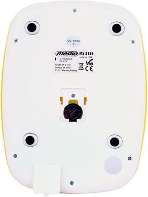 Immagine prodotto Mesko MS 3159y Piano di lavoro Rettangolo Bilancia da cucina elettronica
