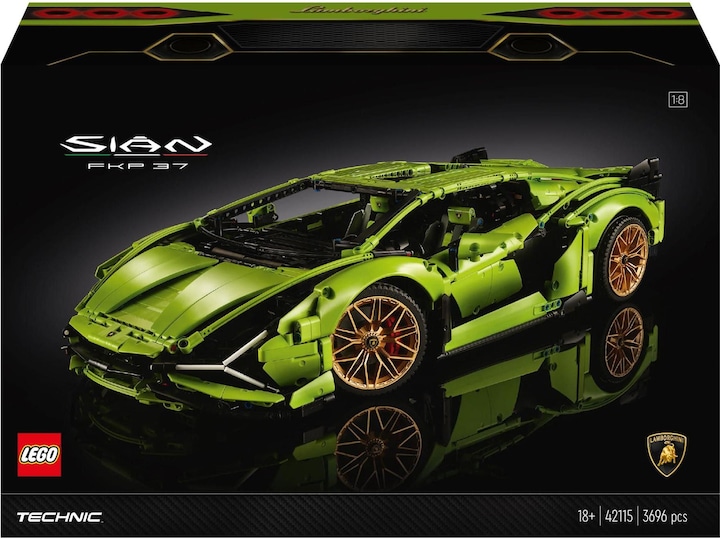 LEGO Lamborghini Sián FKP 37 (42115, LEGO Technic, LEGO Zeldzame Sets)