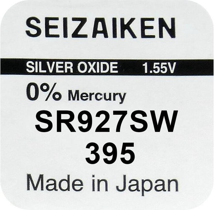 Nutritional values and ingredients Seiko 395 / SR927SW - 10 button cells (10 pcs., Device specific, 60 mAh)