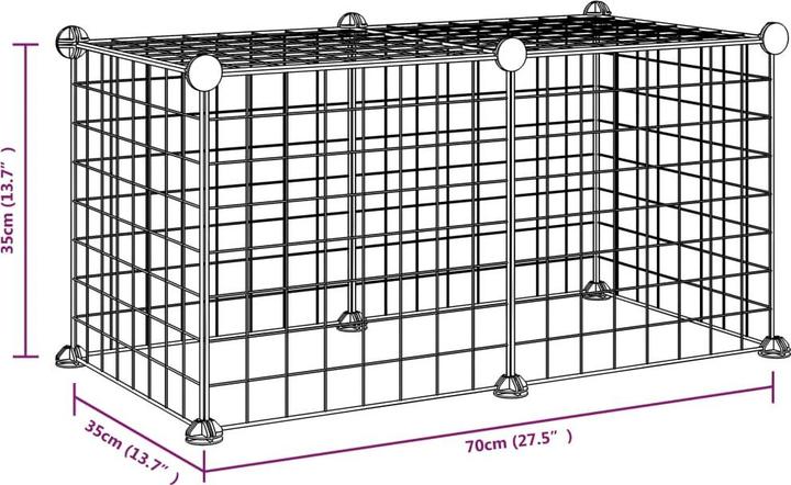 Image du produit vidaXL Haustierkäfig