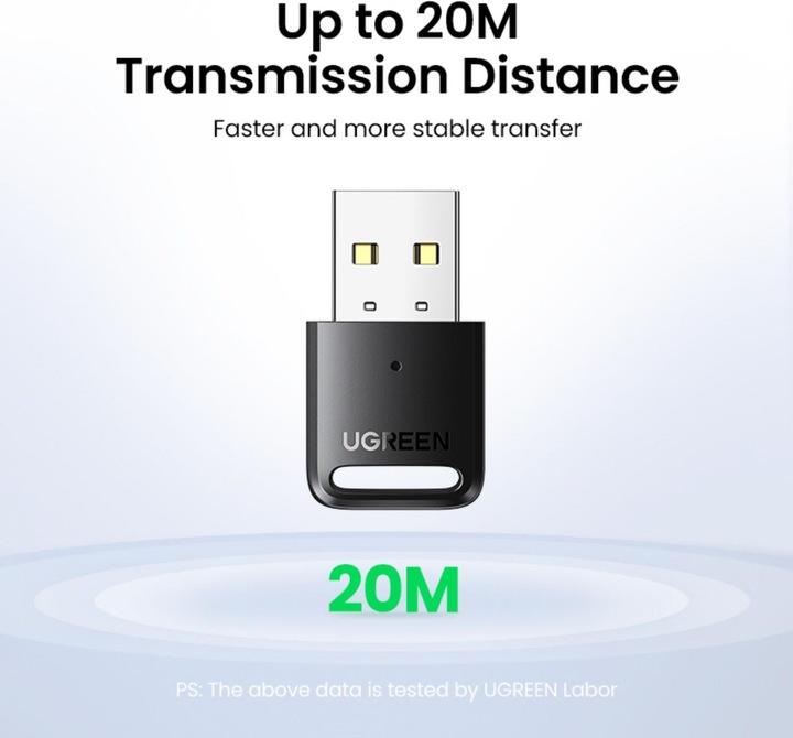 Image du produit Ugreen Adaptateur USB Bluetooth 5.3 (Emetteur & Récepteur)