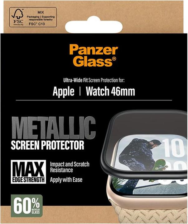 Image du produit PanzerGlass Protecteur d'écran 46mm (Apple Watch Series 10, Apple Watch Series 11)