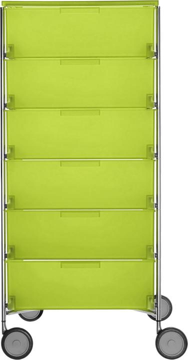 Produktbild Kartell Mobil Rollcontainer mit 6 Schubladen (47.50 x 49 x 109 cm)