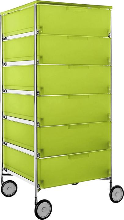 Produktbild Kartell Mobil Rollcontainer mit 6 Schubladen (47.50 x 49 x 109 cm)