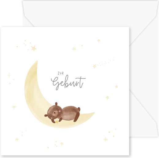 Image du produit Carte pop-up - Meilleurs voeux de naissance (1 pcs)