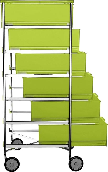 Produktbild Kartell Mobil Rollcontainer mit 6 Schubladen (47.50 x 49 x 109 cm)