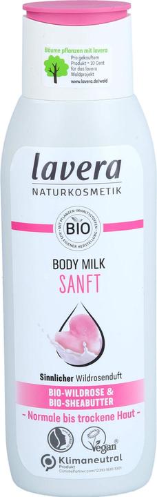 Lavera Körperlotion mit Bio -Wildrose und Sheabutter, 200 ml (Körperlotion, 200 ml)