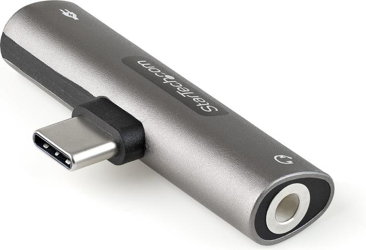 Immagine prodotto StarTech Adattatore audio e di ricarica USB-C - Adattatore audio USB-C con jack per cuffie/uricolari -TRRS e (USB, Jack da 3.5mm)