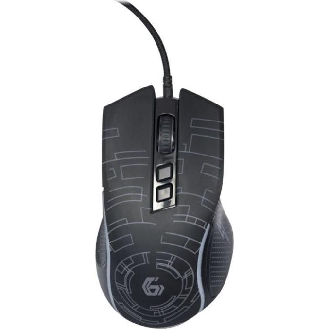 Gembird USB-LED-Gaming-Maus 7-Tasten 3600 DPI (Kabelgebunden), Maus, Schwarz