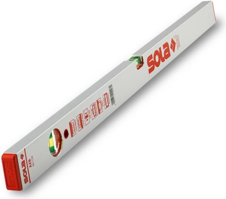 Sola Messwerkzeuge Wasserwaage AZB 200 cm Aluminium silber 0,5 mm/m 0,50 mm/m (200 cm)