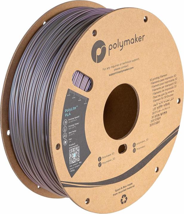 Produktbild Polymaker PolyLite PLA Starlight (PLA, 1.75 mm, 1000 g)