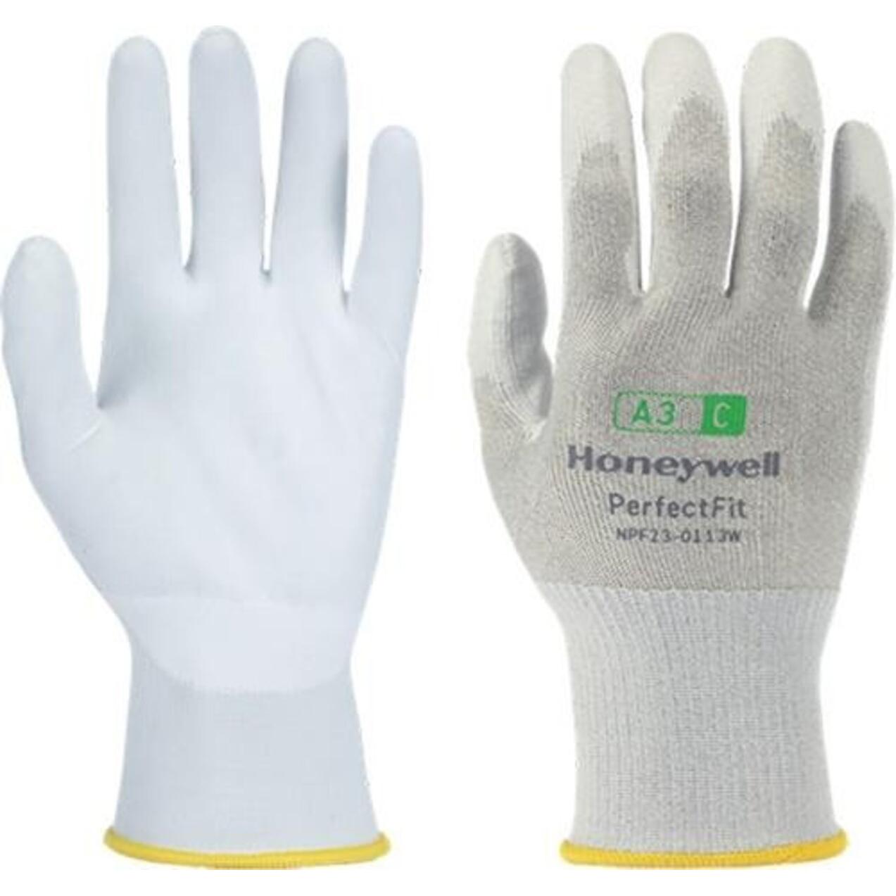 Thumbnail - Honeywell, Schutzhandschuhe, Schnittschutzhandschuh New Perfect Fit 13G PU A3/C Grösse 10 weiss EN 388 PSA-Kategorie II ...
