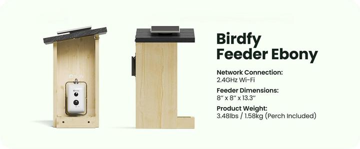 Produktbild Birdfy FSC Vogelfutterhaus mit AI-Kamera