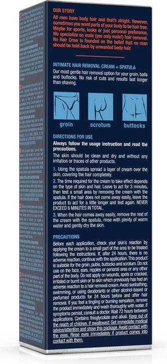 Actual product image No Hair Crew Intimate (100 ml, 1x)