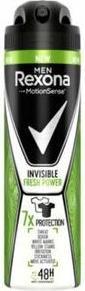 Actual product image Rexona Men Invisible Fresh Power - Antiperspirant spray for men 150ml (M) (Spray, 150 ml)