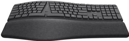 Actual product image Trust KEYRA Ergo Multi Wireless Keyboard US (Eng. Int., Wireless)