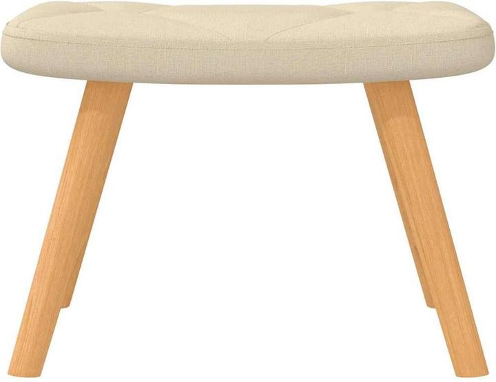 Produktbild vidaXL Schaukelstuhl mit Hocker