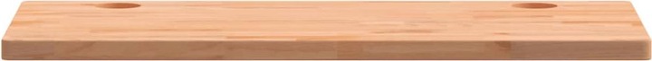 Actual product image VidaXL Schreibtischplatte 110x55x2,5 cm Massivholz Buche,Material (110 x 55 x 2.5 cm)