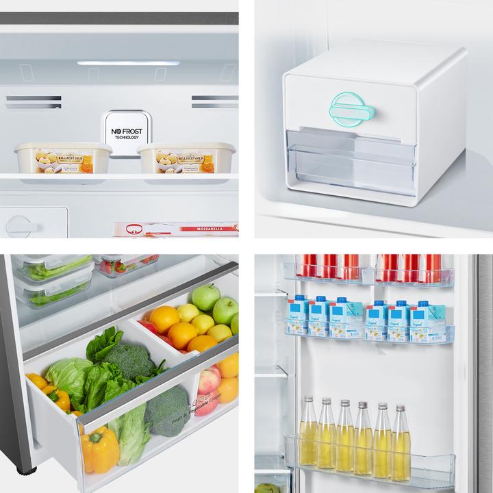 Produktbild Hisense RT728N4WCE Kühlschrank mit Gefrierfach Kostenlose Installation 552 L E Metallic (552 l)